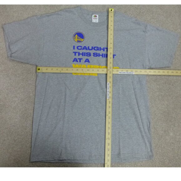 Golden State Warriors "I caught this at a Warriors Game" Short Sleeve T-Shirt - Picture 6 of 8